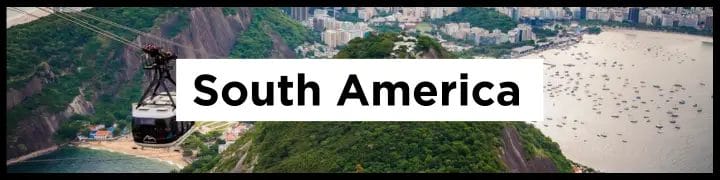Destinations in South America