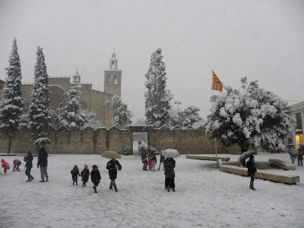 Snow in Spain