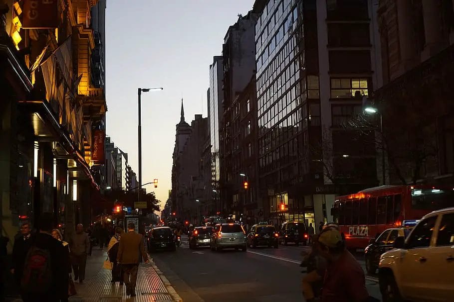 A Busy Street in Argentina