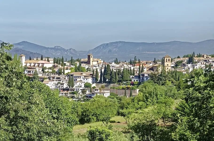Spain Granada Panorama Landscape